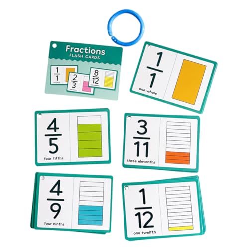 Gadpiparty Bruchrechnungskarten Für Junge Mädchen Mathe-lernkarten Homeschooling-zubehör Bruchrechnungs-übungstools Zahlenspielkarten Mathe-lernspiel Für Vorschule Und Grundschule Gadpiparty Bruchrechnungskarten Für Junge Mädchen Mathe-lernkarten Homeschooling-zubehör Bruchrechnungs-übungstools Zahlenspielkarten Mathe-lernspiel Für Vorschule Und Grundschule von Gadpiparty