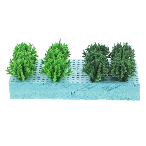 Gadpiparty DIY Miniatursträucher Simulierte Vegetation Für Sandtischmodelle Für Modellbau Und Zufällige Basisfarbe von Gadpiparty