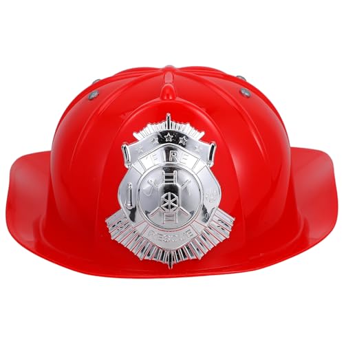 Gadpiparty Feuerwehrmann-Hut Rollenspiel-Spielzeug Verkleidung Feuerwehrmann Roter Kunststoffhut Feuerwehrhelm Zubehör Für Halloween-Rollenspiele Weihnachtsfeier Gastgeschenke Zubehör Rot Gadpiparty Feuerwehrmann-Hut Rollenspiel-Spielzeug Verkleidung Feuerwehrmann Roter Kunststoffhut Feuerwehrhelm Zubehör Für Halloween-Rollenspiele Weihnachtsfeier Gastgeschenke Zubehör Rot von Gadpiparty