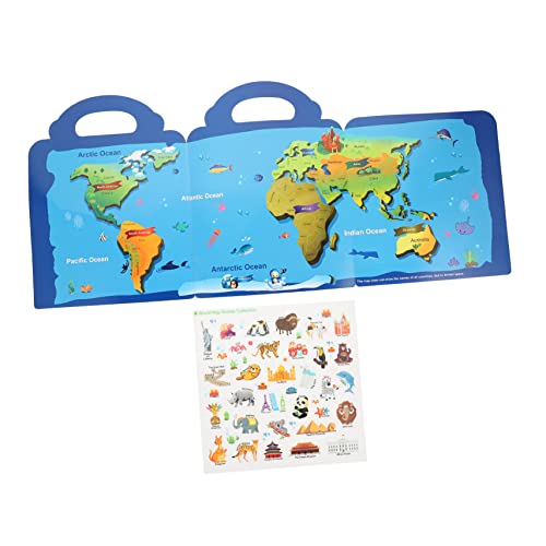 Gadpiparty Kreatives Lernbuch für Weltkarte Wiederverwendbare Aufkleber für Kreative und Spielspaß Geeignet für Vorschulkinder Gadpiparty Kreatives Lernbuch für Weltkarte Wiederverwendbare Aufkleber für Kreative und Spielspaß Geeignet für Vorschulkinder von Gadpiparty