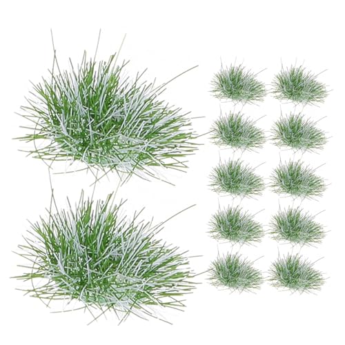 Gadpiparty Künstliche Grascluster für Miniaturgärten von Realistischen Grasmodellen für Dioramen Landschaftsmodellbau und DIY Projekte Wetterfest und Langlebig von Gadpiparty