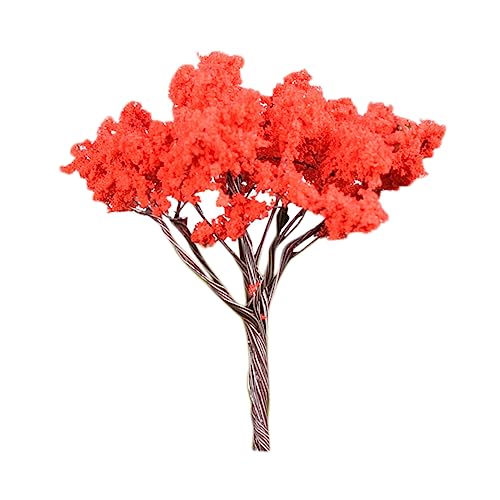 Gadpiparty Künstlicher Miniaturbaum Für Dekoration Roter Ahornbaum Terrarien Und Puppenhäuser Realistische Landschaftsaccessoires Für DIY Projekte von Gadpiparty