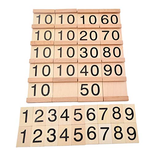 Gadpiparty Mathe-Material Teen & Ten Boards Lernspielzeug Montessori Seguin Mathematik-Lehrmittel Montessori Mathe-Spielzeug Material Für Kinder Frühkindliche Vorschulausbildung von Gadpiparty