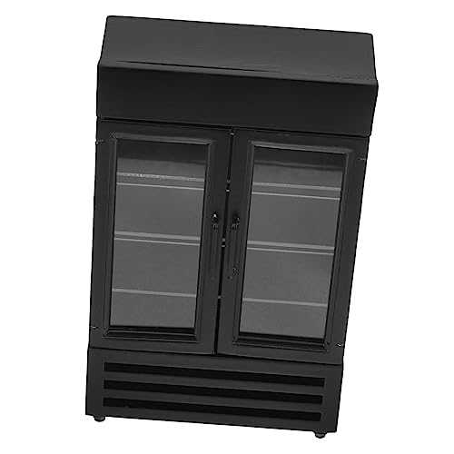 Gadpiparty Miniatur Kühlschrank Modell Hochwertige Langlebige Miniaturappliance für Puppenhäuser und DIY Projekte Realistisches Design Schwarz für Spielzeughäuser und Miniaturszenarien Gadpiparty Miniatur Kühlschrank Modell Hochwertige Langlebige Miniaturappliance für Puppenhäuser und DIY Projekte Realistisches Design Schwarz für Spielzeughäuser und Miniaturszenarien von Gadpiparty