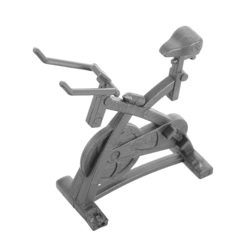 Gadpiparty Miniatur Sportmodell Fitnessgerät Fahrrad Dekoration für Puppenhaus Realistische Miniatur Sportausstattung für Sandtisch und Spielzeughäuser Langlebig und Kompakt für Kleine Räume von Gadpiparty