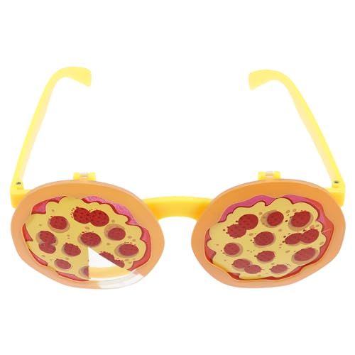 Gadpiparty Pizzagläser Valentinstag Brille Prop Interessante Partybrille Bachelorette-foto-requisiten Fotokabine Requisiten Brille Pizza-brille Abs Männer Und Frauen Kaleidoskop Lustig von Gadpiparty