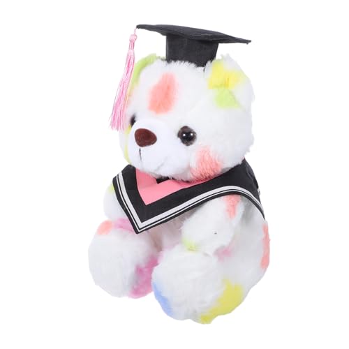 Gadpiparty Puppe für die Abschlusssaison Grad-Plüschtier Abschluss Plüschtier Diplom-Bär Studenten plüschbär Plüsch Bär weiche Stoffbären süße Stofftiere PP Baumwolle Rosa von Gadpiparty