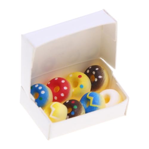 Gadpiparty Puppenhaus-Essen Miniatur-Donuts Winzigen Dessert-Modellen Für Rollenspiel-küchendekor DIY-mini-Haus-spielsets Mikrolandschaften Und Kochspielspielzeug von Gadpiparty
