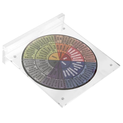 Gadpiparty Raddiagramm für psychische Gesundheit emotional rundes Emotionsrad Rad der sozialen Arbeit bücherregal Dekoration bürodekoration Acryl -rotierender Organisator Emotionsrad-Diagramm Gadpiparty Raddiagramm für psychische Gesundheit emotional rundes Emotionsrad Rad der sozialen Arbeit bücherregal Dekoration bürodekoration Acryl -rotierender Organisator Emotionsrad-Diagramm von Gadpiparty