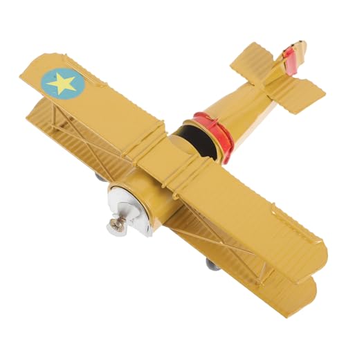 Gadpiparty Retro Eisenmodell Flugzeug Dekoration Vintage Flugzeugmodell für Zuhause Sammler und Wohnraumgestaltung von Gadpiparty