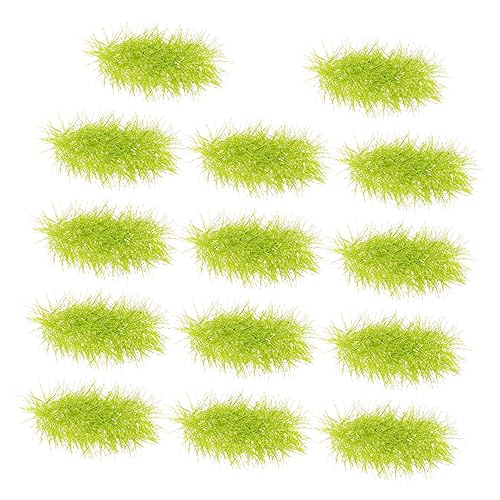 Gadpiparty Simulated Grass Tuft Cluster for Sand Table Model Outdoor Decoration for Miniature Landscapes Durable Plastic Material Bright Color for Model Railways and Tabletop Games von Gadpiparty