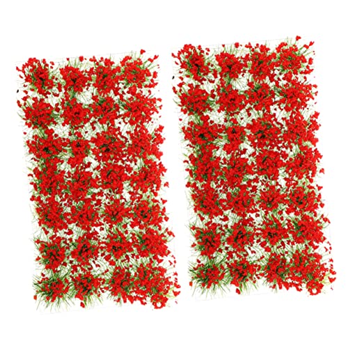 Gadpiparty Simulierte Grasbüschel für Sandtisch DIY Künstliche Vegetation für Miniatur Landschaftsmodelle Miniatur Blumen Cluster Rot Dekoration für Modellbau und Diorama Gadpiparty Simulierte Grasbüschel für Sandtisch DIY Künstliche Vegetation für Miniatur Landschaftsmodelle Miniatur Blumen Cluster Rot Dekoration für Modellbau und Diorama von Gadpiparty
