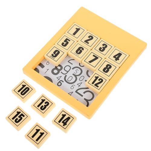 Gadpiparty Sliding Number Puzzle für Lernspiel Zahlenverständnis und Motorischen Fähigkeiten für Zuhause und Schule aus Robustem Leicht und Tragbar Gadpiparty Sliding Number Puzzle für Lernspiel Zahlenverständnis und Motorischen Fähigkeiten für Zuhause und Schule aus Robustem Leicht und Tragbar von Gadpiparty