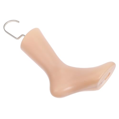 Gadpiparty Socken Accessoires Schmuck Fußmodell Sockenpräsentation Fuß Modell für Schuhe Plastik Fuß Modell Sockenhalter Fußpuppe für Socken Schmuck-Display-Modellständer Eisen Rosa von Gadpiparty