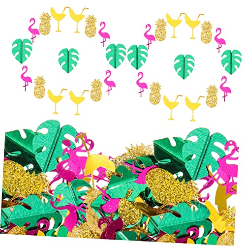 Gadpiparty Tropisches Partyzubehör Strand Pailletten Flamingo Tropische Tischdekoration Luau Tischstreuer Tischkonfetti Geburtstagskonfetti Für Den Tisch Hawaii Party Konfetti Aus von Gadpiparty