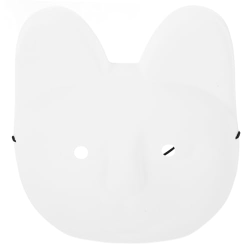 Gadpiparty Unbemalte PVC Katzenmaske DIY Partymaske Zum Bemalen Leere Katzenmaske Für Cosplay Und Maskerade Zubehör Bastelmaske Für Erwachsene Gadpiparty Unbemalte PVC Katzenmaske DIY Partymaske Zum Bemalen Leere Katzenmaske Für Cosplay Und Maskerade Zubehör Bastelmaske Für Erwachsene von Gadpiparty