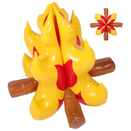 Gadpiparty Wiederverwendbares Aufblasbares Flammenfeuer aus Hochwertigem PVC Robustes Kinderzubehör für Geburtstagsfeiern Halloween und Camping Stabiles Dekoratives Party Accessoire Gadpiparty Wiederverwendbares Aufblasbares Flammenfeuer aus Hochwertigem PVC Robustes Kinderzubehör für Geburtstagsfeiern Halloween und Camping Stabiles Dekoratives Party Accessoire von Gadpiparty