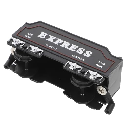 Gadpiparty Zug interaktives dampflokomotive für dampflok Modell spielzeugzug Züge Dampfzug Kohlespielzeug V Lokomotive Motor Motormodell Plastik Black von Gadpiparty