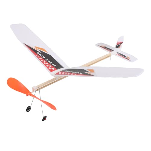 Gadpiparty Zusammengebautes Segelflugzeug Lernspielzeug Handstart Segelflugzeug Gummiband Bausatz Lernspielzeug Für Gummiband Leicht Zusammenzubauendes Gummibetriebenes von Gadpiparty