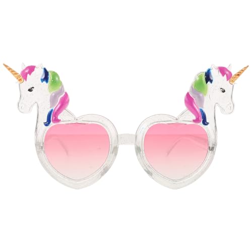 Gadpiparty kind sonnenbrille lentes de sol para niños Abschlussball-Sonnenbrille Neuheit Partybrillen blöde sonnenbrille Party-Brille Einhorn Partybrille lustige Einhornbrille bilden Gläser von Gadpiparty