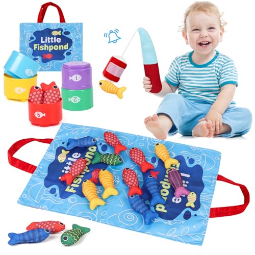 Gaethra Spielzeug ab 1 2 Jahr Kinder, Angelspiel Baby Spielzeug Kinderspielzeug für 6 12 Monate, Fische Angeln Spiel,Montessori Spielzeug Lernspiele Motorikspielzeug Kleine Geschenke Gaethra Spielzeug ab 1 2 Jahr Kinder, Angelspiel Baby Spielzeug Kinderspielzeug für 6 12 Monate, Fische Angeln Spiel,Montessori Spielzeug Lernspiele Motorikspielzeug Kleine Geschenke von Gaethra