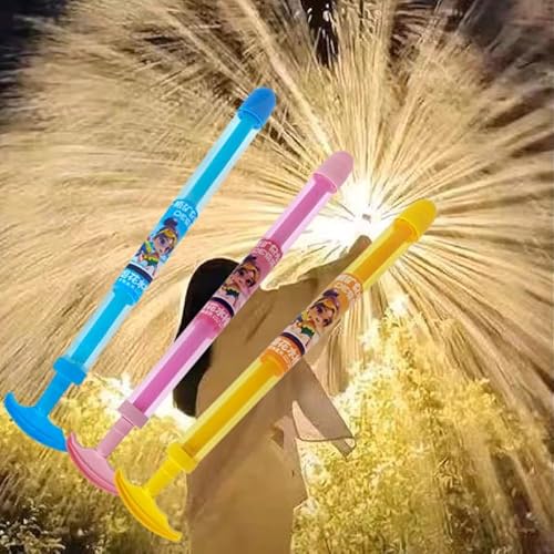 Cithway Feuerwerk Wasserpistole Spielzeug 2/3/4 Stück, 38cm Große Kapazität Hochdruck Water Squirter Im Feuerwerksstil Zum Baden, Pool, Party (3PCS) von Gafutozm