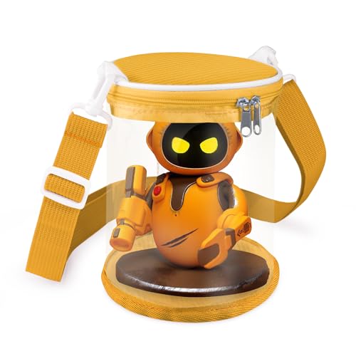 Gaga city Tragetasche für Eilik Intelligenter Schreibtisch Roboter, Durchsichtig, Nur Tasche (Gelb) von Gaga city