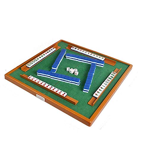 GagalU Mahjong Tragbares Mini-Mahjong mit faltbarem Gaming-chinesischem Mahjong-Tischspiel Mah Jong von GagalU