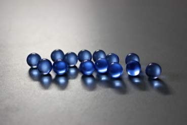 Gaide und Petersen 100 Murmeln Hellblau Blau poliert 10mm (2. Wahl) transparent, Glaskugel, Kugel aus Glas (GS10mmHellblau2.Wahl) von Gaide und Petersen