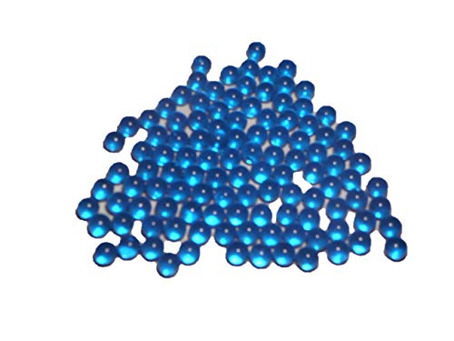 Gaide und Petersen 200 Murmeln Aquamarine blau, 8mm, Glaskugel, Kugel aus Glas (GS8mmAquablau) von Gaide und Petersen