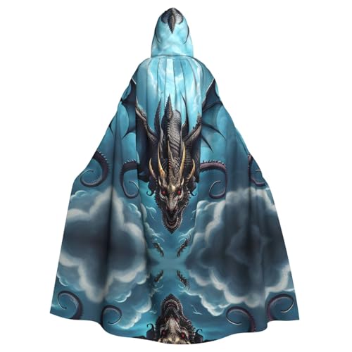 Gajher Flying Dragon Uni Kapuzenumhang – Rollenspiel-Kostüm in voller Länge – perfekt für Weihnachten, Themenpartys und Halloween Gajher Flying Dragon Uni Kapuzenumhang – Rollenspiel-Kostüm in voller Länge – perfekt für Weihnachten, Themenpartys und Halloween von Gajher