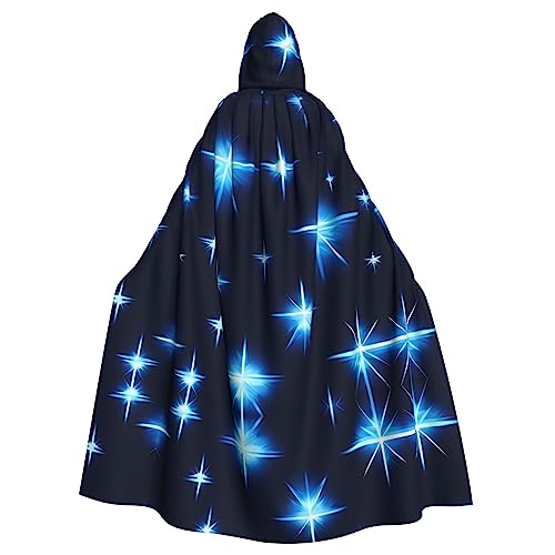Gajher Uni Kapuzenumhang mit Cartoon-Motiv und blauem Stern, Rollenspiel-Kostüm, perfekt für Weihnachten, Themenpartys und Halloween Gajher Uni Kapuzenumhang mit Cartoon-Motiv und blauem Stern, Rollenspiel-Kostüm, perfekt für Weihnachten, Themenpartys und Halloween von Gajher
