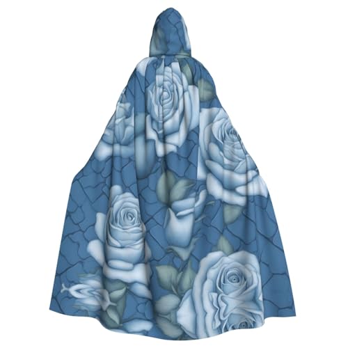 Gajher Wunderschöner Rosen-Umhang mit Kapuze auf blauem Hintergrund, uni, Rollenspiel-Kostüm, perfekt für Weihnachten, Themenpartys und Halloween Gajher Wunderschöner Rosen-Umhang mit Kapuze auf blauem Hintergrund, uni, Rollenspiel-Kostüm, perfekt für Weihnachten, Themenpartys und Halloween von Gajher