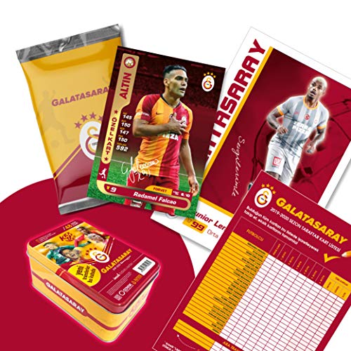 Galatasaray Istanbul Original lizenzierte 48 Spielerkarten Sammelkarten mit OVP. Autogramme Fußballkarten Saison 2019/20 Fanartikel-Set mit Geschenkbox GS von Galatasaray Istanbul
