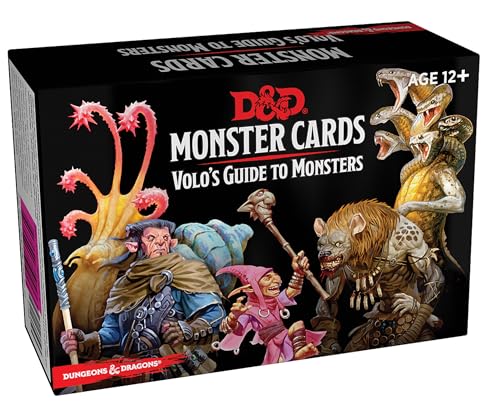 Dungeons & Dragons Spellbook Cards: Volo's Guide to Monsters (Monster Cards, D&d Accessory) von Wizards of the Coast