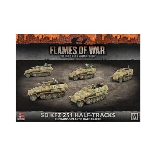 Flames of War - Mid War: German: Sd Kfz 251 Transport Platoon (GBX124) von Flames of War