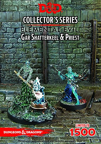 Gale Force Nine 71041 - Temple of Elemental Evil: Gar Shatterkeel & Priest (2Figur.) von Gale Force Nine