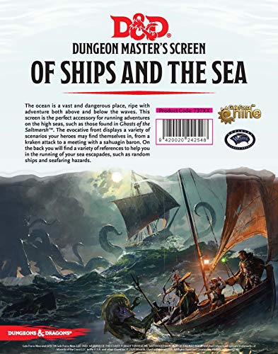 Gale Force Nine 73711 - D&D Of Ships & The Sea - DM Screen von Gale Force Nine