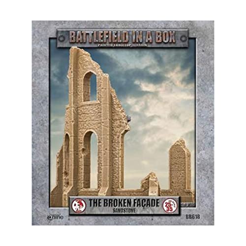 Gale Force Nine Battlefield In A Box - Gothic Battlefields - Broken Façade - Sandstone (x2) 30mm von Gale Force Nine