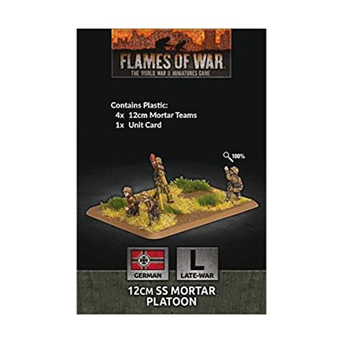 Gale Force Nine Flames of War - D-Day: 12cm SS Mortar Platoon (x4 Plastic) - EN von Gale Force Nine