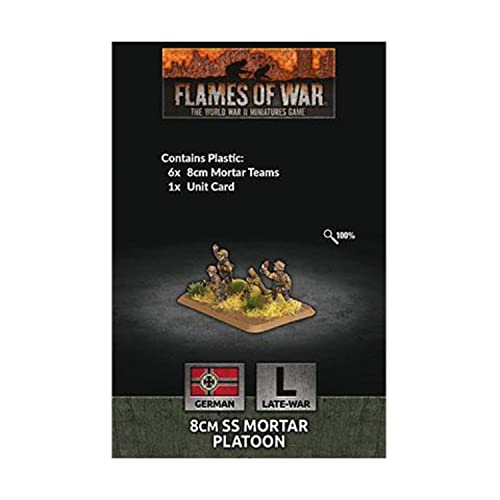 Gale Force Nine Flames of War - D-Day: 8cm SS Mortar Platoon (x6 Plastic) - EN von Gale Force Nine