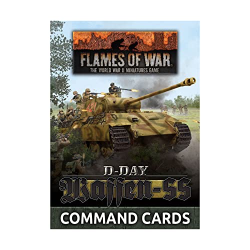 Gale Force Nine Flames of War - D-Day: Waffen-SS Command Card Pack - EN von Gale Force Nine