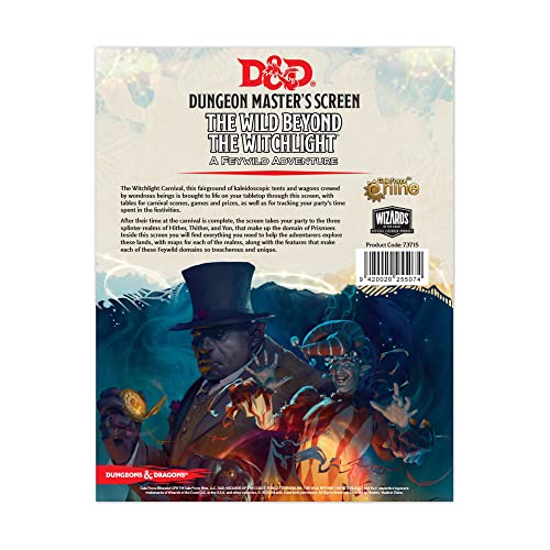 Gale Force Nine GF973715 Dungeons & Dragons: The Wild Beyond the Witchlight - DM Screen von Gale Force Nine