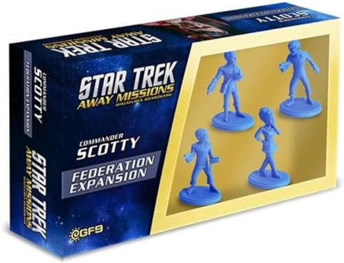 Gale Force Nine GF9STA09 Star Trek Away: Classic Federation Team 2: Scotty, Sulu, Uhura, Leslie[Expansion] von Gale Force Nine