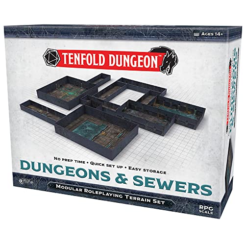 Gale Force Nine GF9TFD02 Tenfold Dungeon: Dungeons & Sewers von Gale Force Nine
