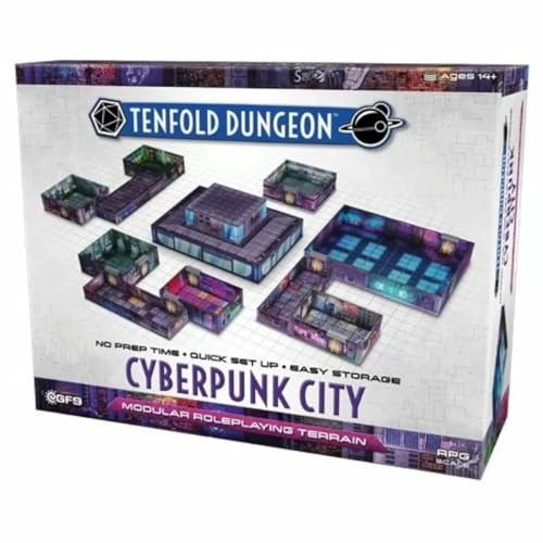 Gale Force Nine GF9TFD10 Tenfold Dungeon: Cyberpunk City von Gale Force Nine