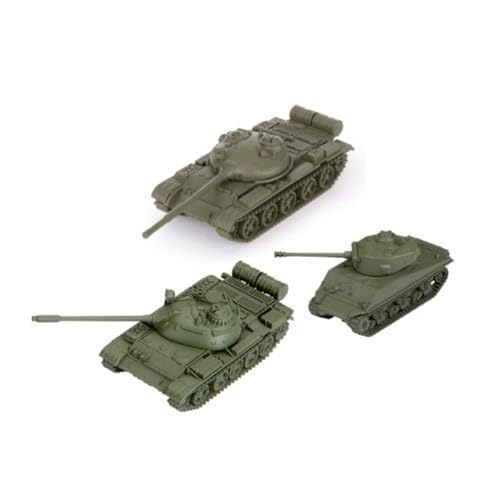Gale Force Nine World of Tanks U.S.S.R. Tank Platoon 4 - T-54, Loza's M4-A2 Sherman, T-62A Miniaturen Spiel von Gale Force Nine