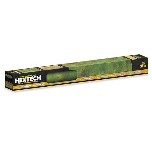 Hextech Game Mat 1, 36"x22" Double Sided (Grasslands/Arid/Urban) von Gale Force Nine