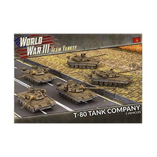 Team Yankee World War III - Soviet T-80 Tank Company (TSBX21) von Gale Force Nine