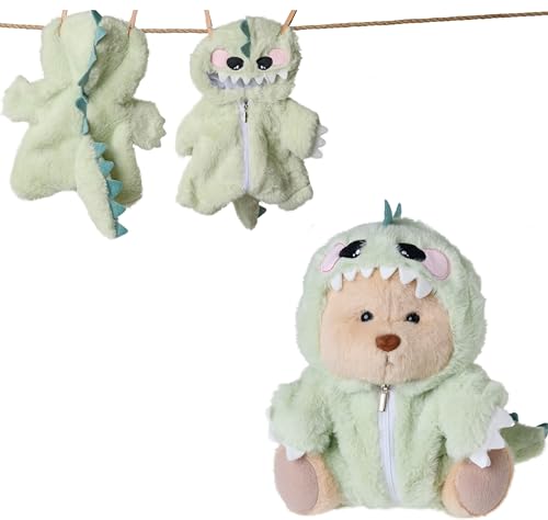 Galilea® Bobbie Bear Kleidungsset für Bobbie – handgefertigt, beweglich, weicher und unwiderstehlicher Teddybär, originelle Geschenke für Damen (grüner Dinosaurier) von Galilea